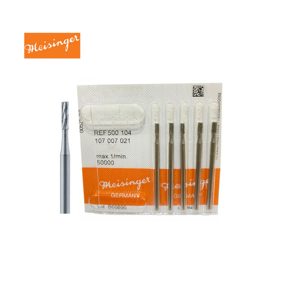 Meisinger Bur Carbide Straight Fissure HP Humayun Dental Supplies