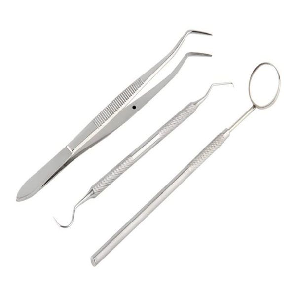 Mirror-probe-tweezer-set